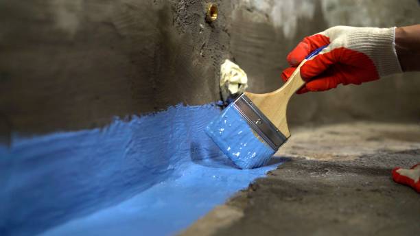 Commercial Interior Drainage System project at a Hanna, IN business property by SJ Waterproofing Pros